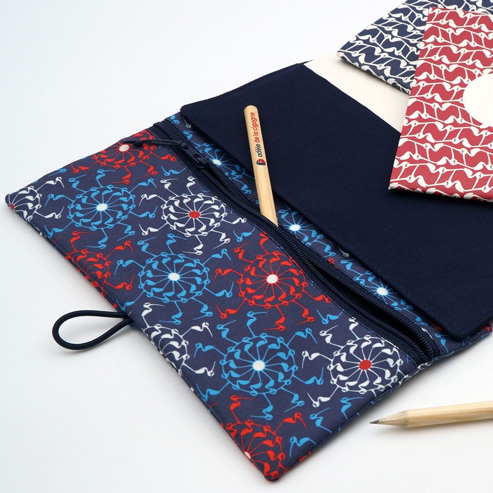 Papeterie - Carnet - trousse - CréA5 - ADELE DE LA CIGOGNE