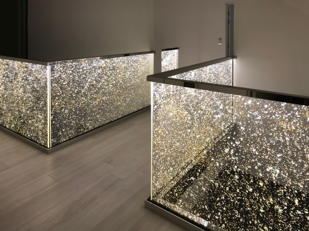 Autres décorations murales - CRISTAL & OR - E027 - DACRYL