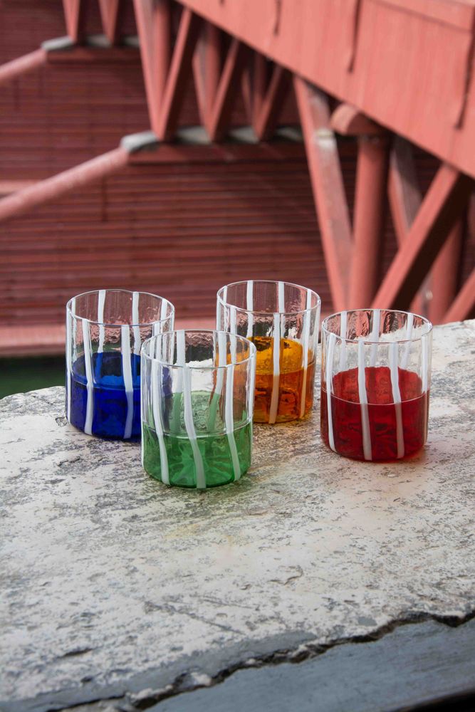 Homewear - 'Mezzo e Mezzo' Incàlmo Drinking Glass - TUTTOATTACCATO