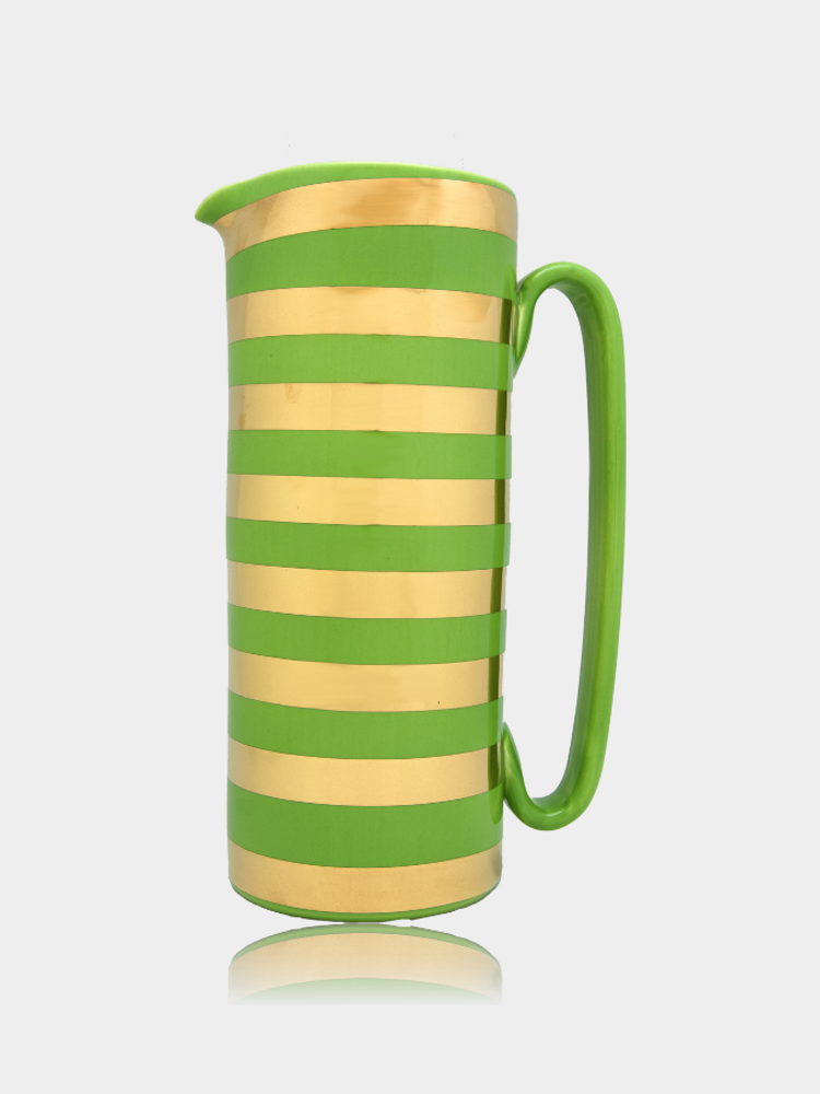 Homewear - « Serlio » | Collection Gondolière | Carafe en céramique en or 24 carats - TUTTOATTACCATO