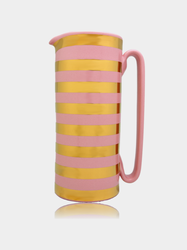 Homewear - « Serlio » | Collection Gondolière | Carafe en céramique en or 24 carats - TUTTOATTACCATO