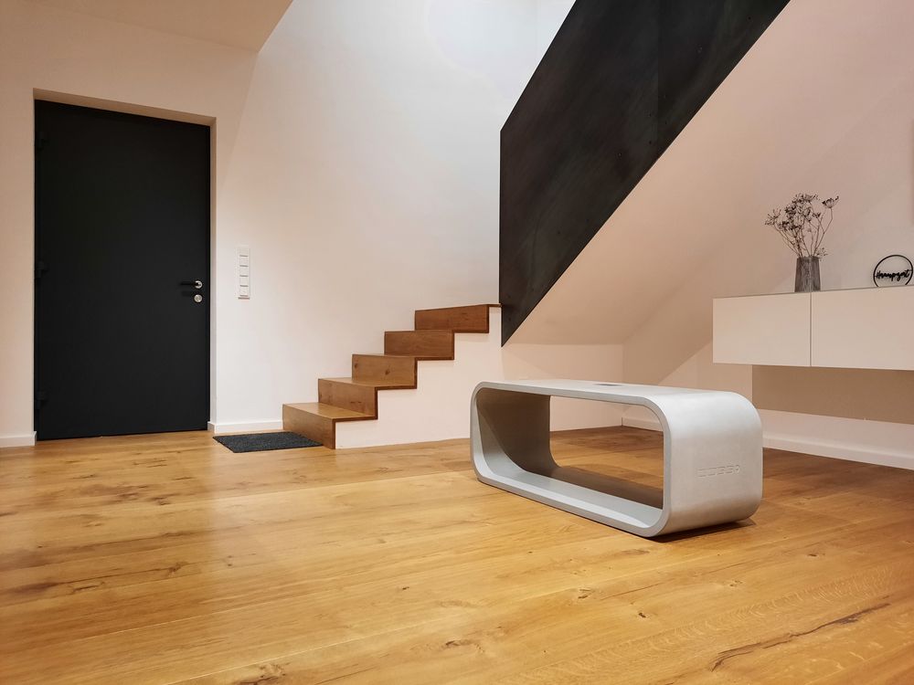 Lawn chairs - OPUS PRIMO Concrete Bench for indoor and outdoor use - CO33 EXKLUSIVE BETONMÖBEL