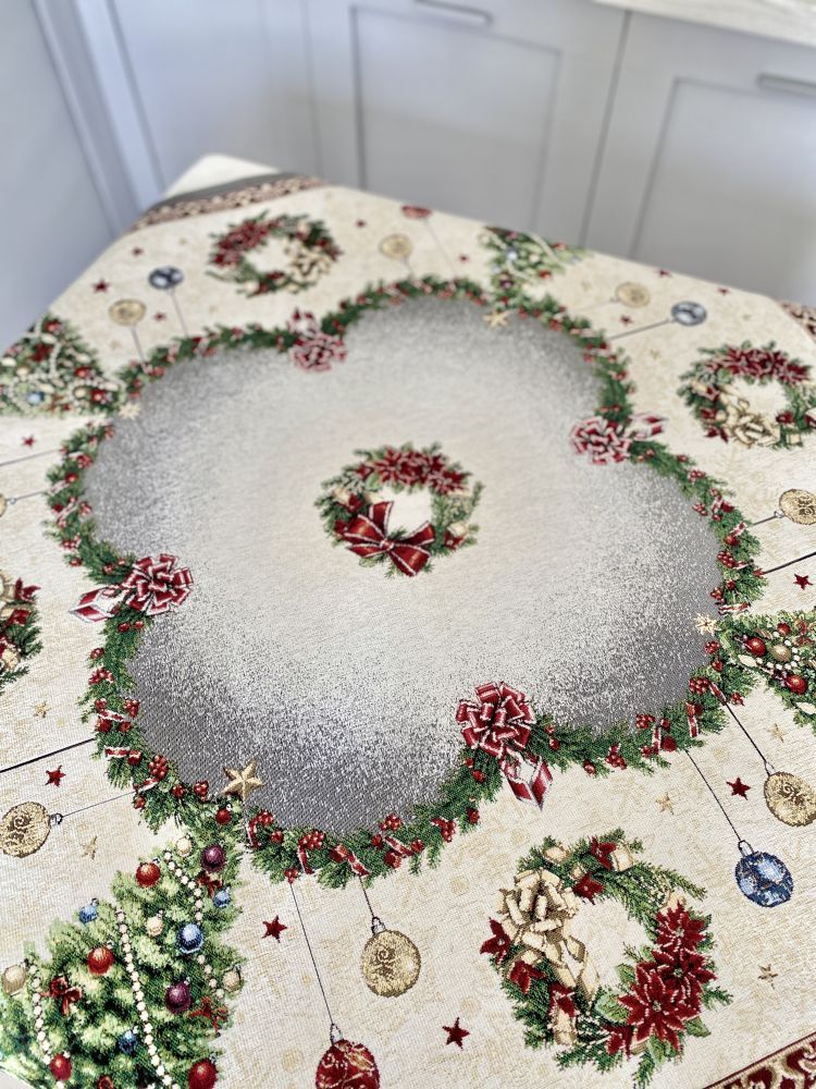 Nappes - Nappe de Noël. Nappe du Nouvel An. Nappe en tapisserie - LIMASO