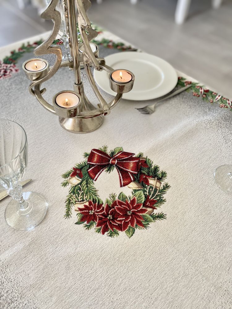 Nappes - Nappe de Noël. Nappe du Nouvel An. Nappe en tapisserie - LIMASO