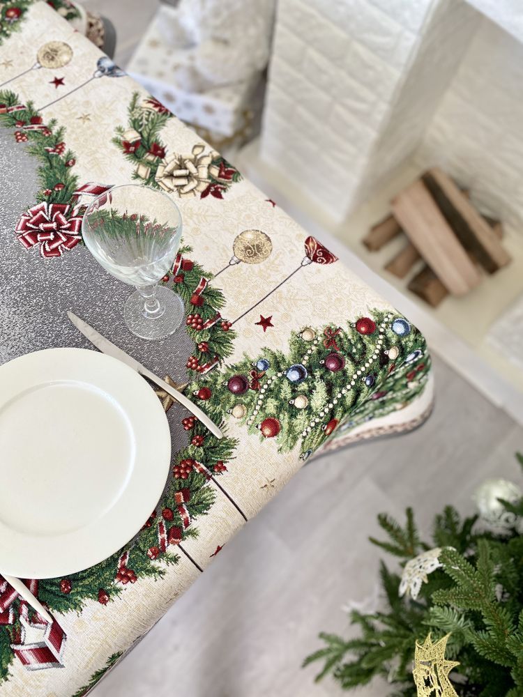 Nappes - Nappe de Noël. Nappe du Nouvel An. Nappe en tapisserie - LIMASO