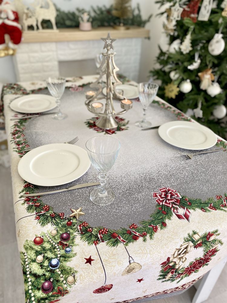 Nappes - Nappe de Noël. Nappe du Nouvel An. Nappe en tapisserie - LIMASO