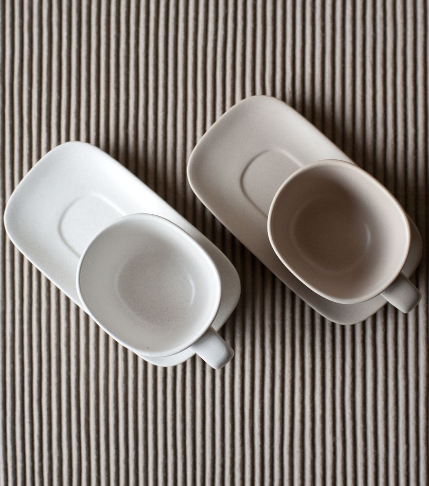 Mugs - milch cup plate - 4TH-MARKET