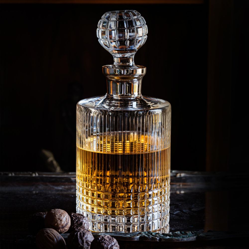 Caskets and boxes - Maestra Cut Crystal Ice Bucket - LEONE DI FIUME