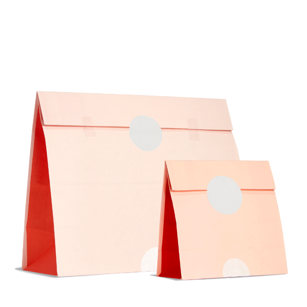 Caskets and boxes - Reusable gift wrapping : RED ALERT gift bag zero waste - LOVALOVA