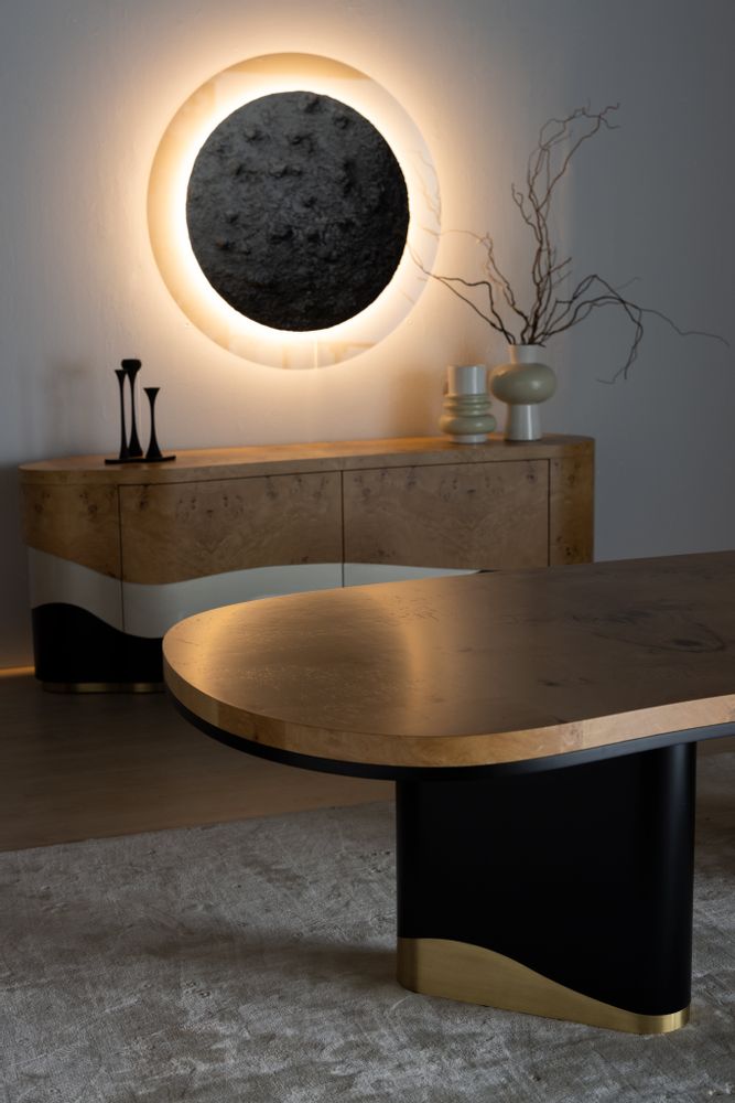 Sideboards - Modern Sistelo Sideboard, Oak Root, Handmade in Portugal by Greenapple - GREENAPPLE DESIGN INTERIORS