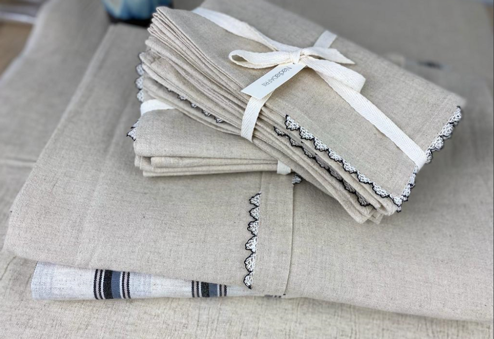 Table linen - LINEN NAPKIN - NADIA DAFRI PARIS