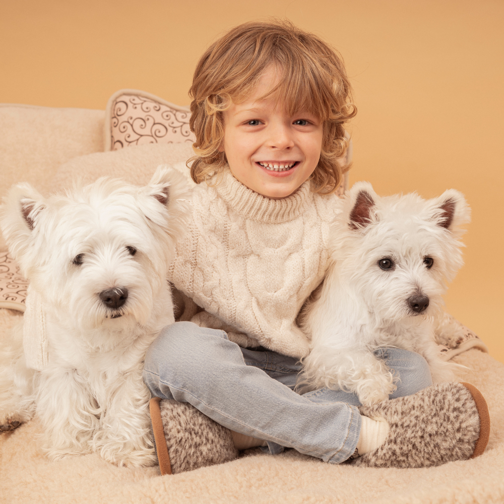 Children's fashion - WOOL PRODUCTS FOR CHILDREN - FLOKATI NATURAL WOOL PRODUCTS