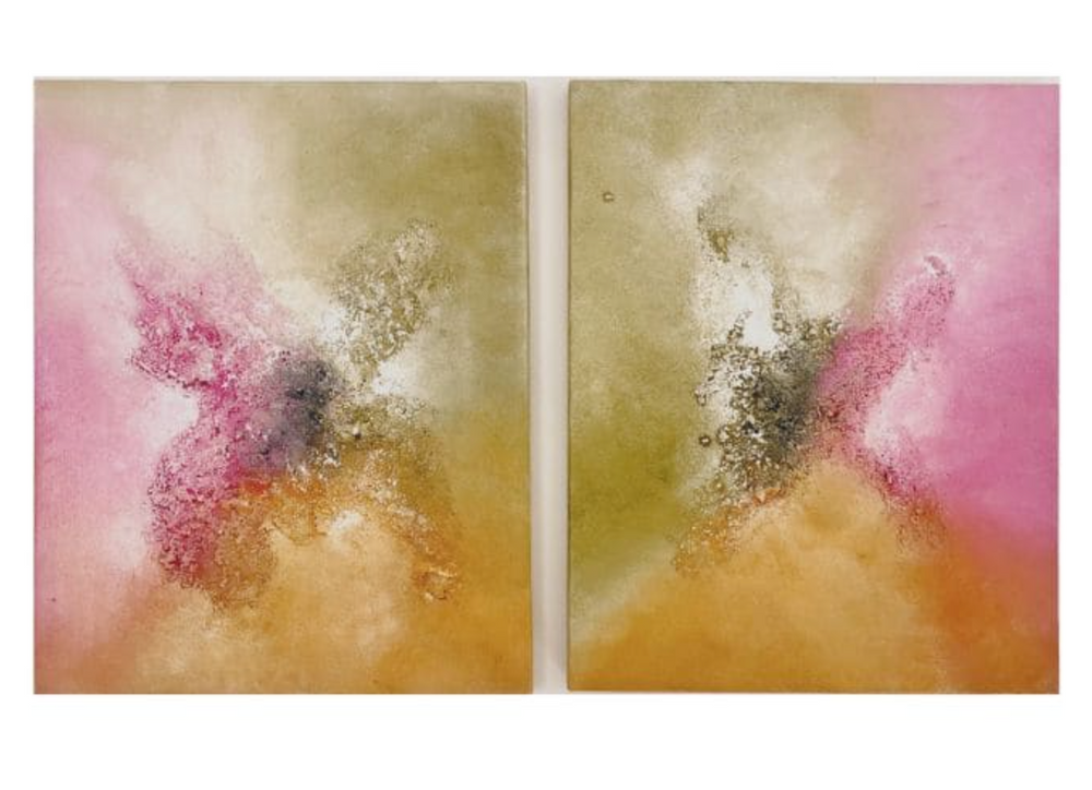 Tableaux - Tableau original DIPTYQUE PRINTEMPS - ATELIER COSTÀ