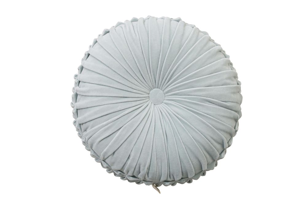 Couettes et oreillers - Coussin rond en velours - 16 pouces - CASA AMAROSA
