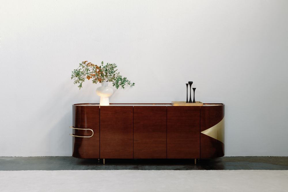 Buffets - Bar à Whisky Olival Moderne, Brun Rougeâtre, Fabriqué à la Main au Portugal par Greenapple - GREENAPPLE DESIGN INTERIORS