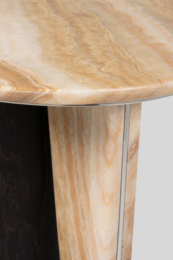 Coffee tables - Greenapple Side Table, Foice Side Table, Shadow Onyx, Handmade in Portugal - GREENAPPLE DESIGN INTERIORS