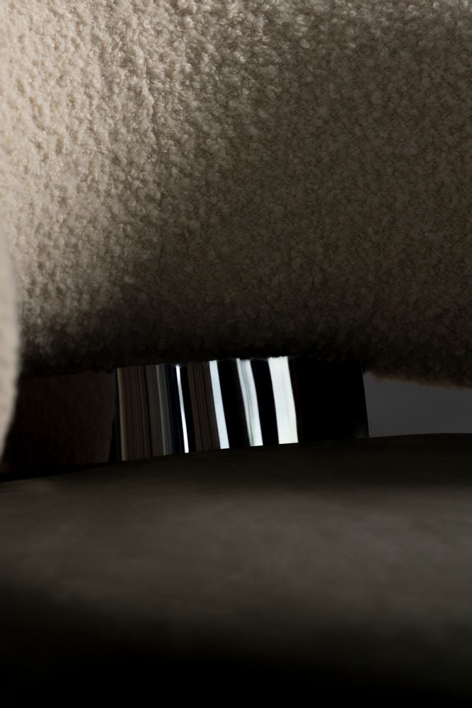 Armchairs - Greenapple Armchair, Caju Armchair, in Bouclé and Leather, Handmade in Portugal - GREENAPPLE DESIGN INTERIORS