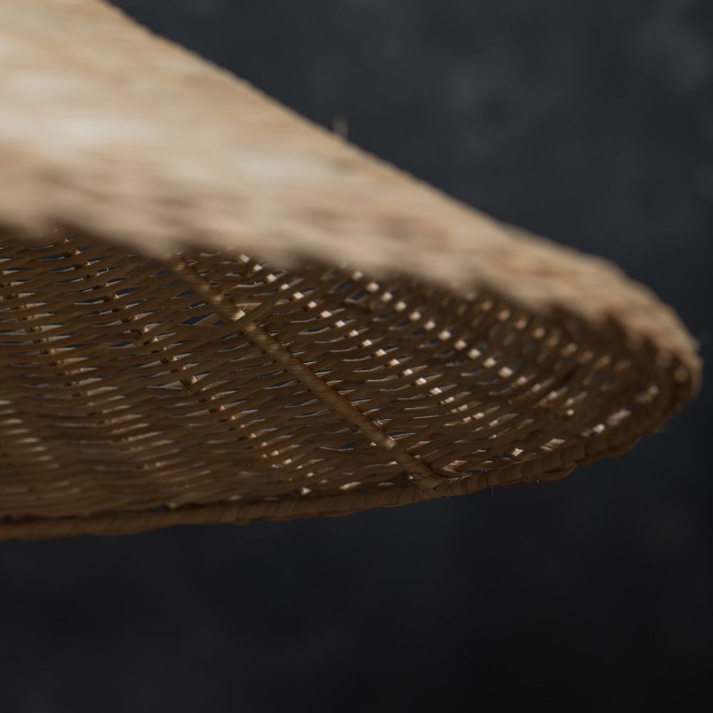 Ceiling lights - Rattan Topi Lamp - MAHE HOMEWARE