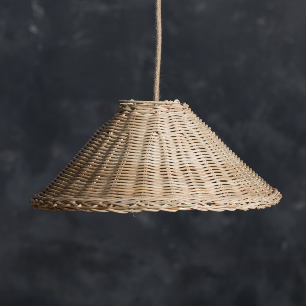 Ceiling lights - Rattan Topi Lamp - MAHE HOMEWARE