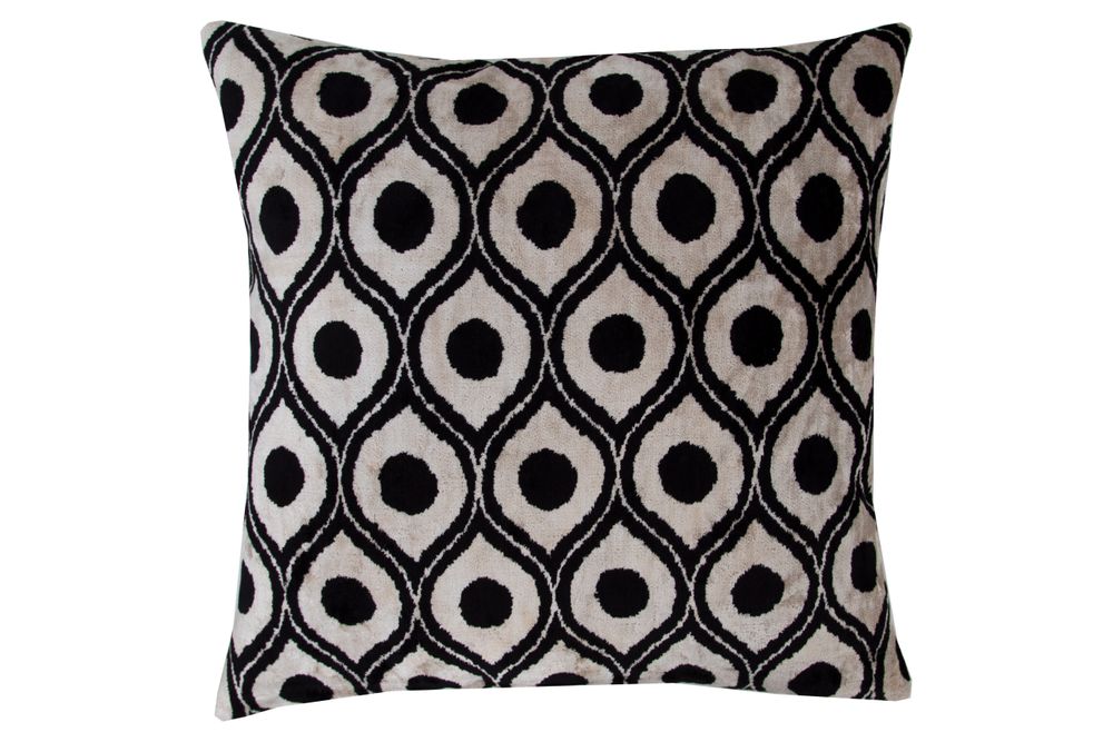 Coussins - Housse de coussin en velours İkat - DESIGNED BY CIHAN