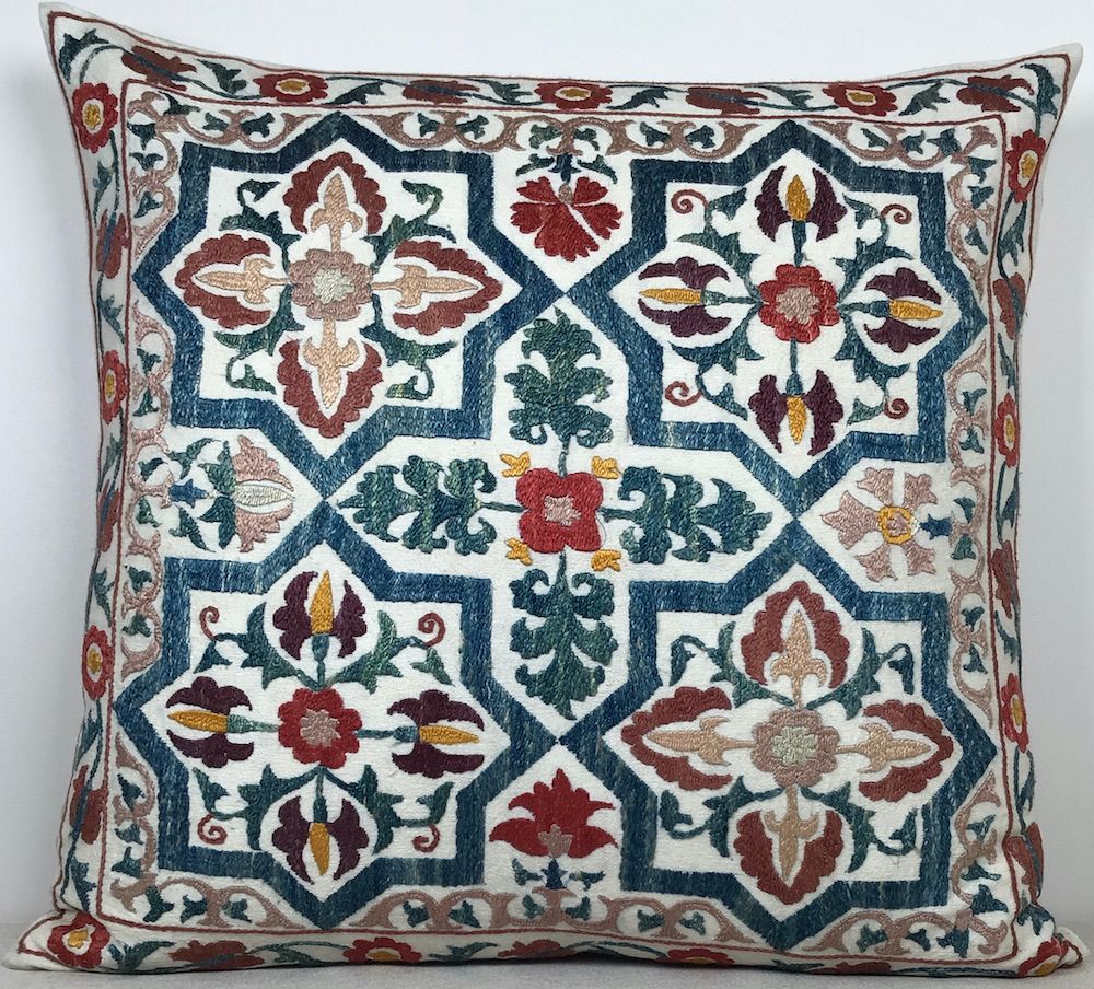 Cushions - SUZANI PILLOW CASE. - DEREGÖZÜ