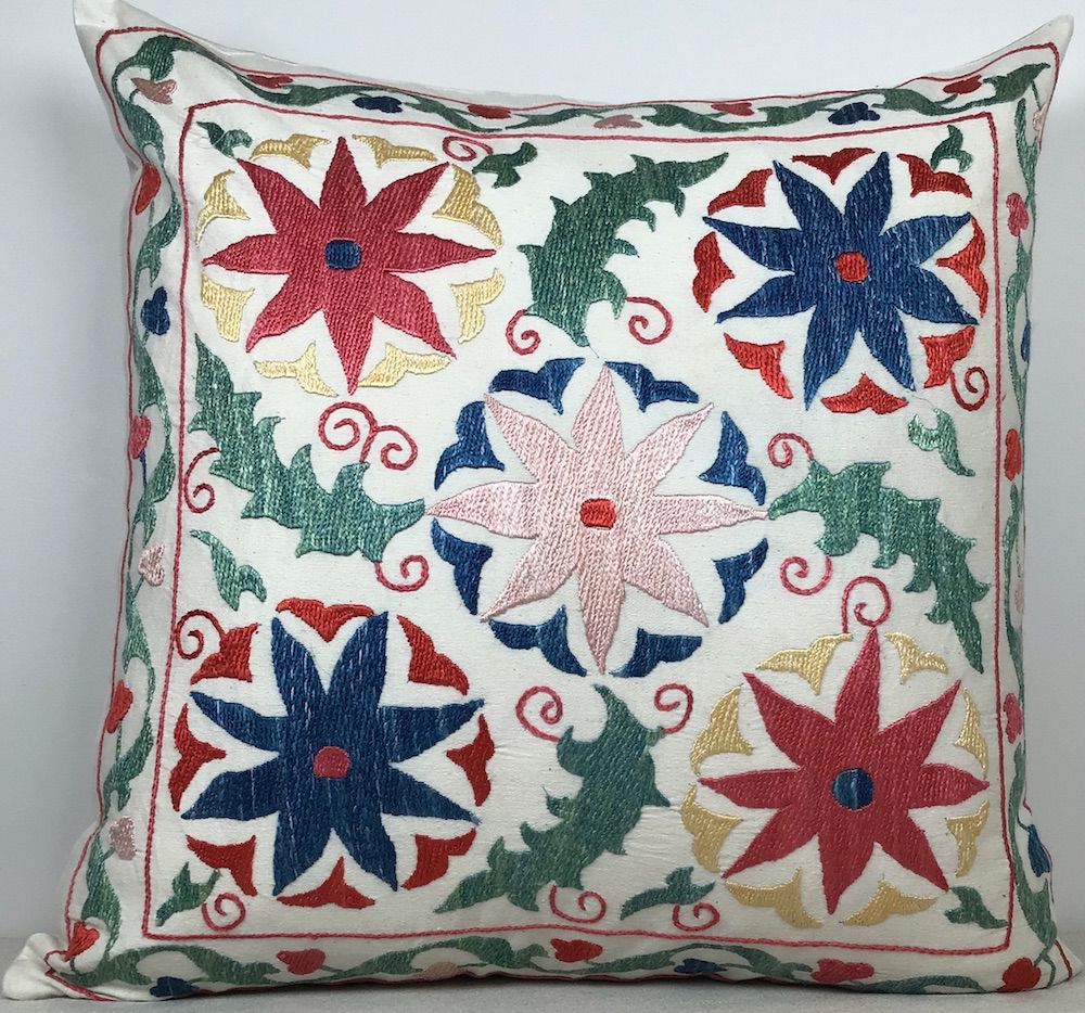 Cushions - SUZANI PILLOW CASE. - DEREGÖZÜ