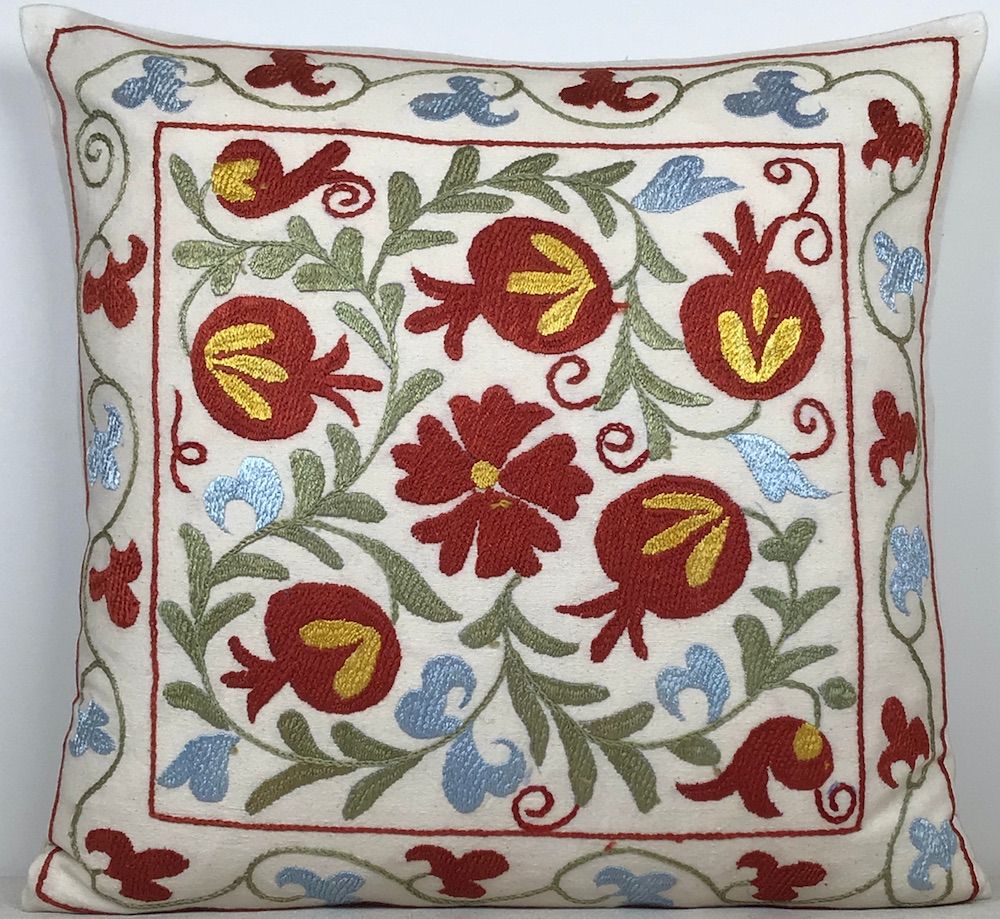 Cushions - SUZANI PILLOW CASE. - DEREGÖZÜ