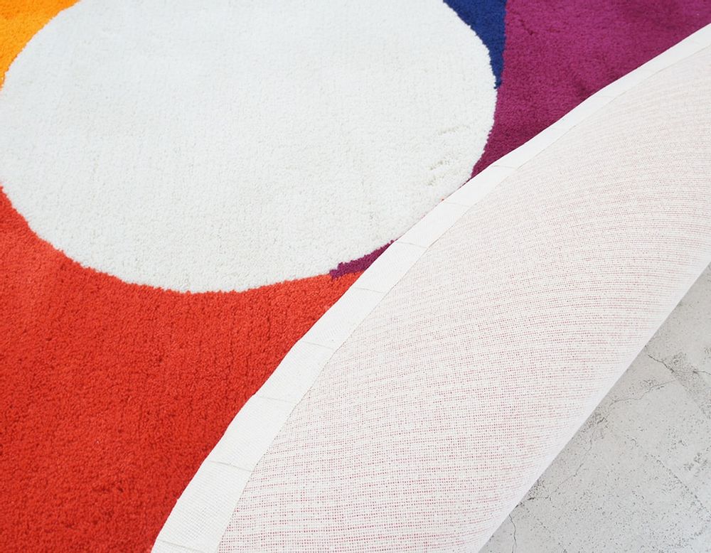 Fabrics - Max Bill Art Rug COLOR WHEEL - METROCS