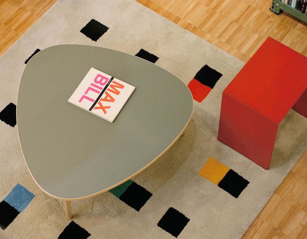 Rugs - Max Bill Art Rug COLORFUL ACCENTS - METROCS