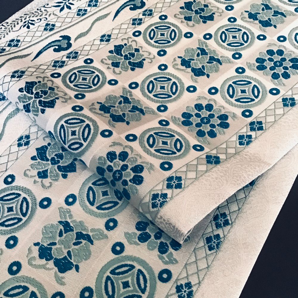 Customizable objects - Tapestry Art Textile:clouds in the sky and Enshu damask - AWAI