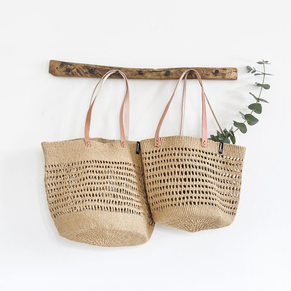 Objets design - Paniers à provisions en tissu ouvert Kiondo - MIFUKO