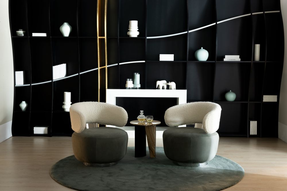Coffee tables - Greenapple Side Table, Foice Side Table, Shadow Onyx, Handmade in Portugal - GREENAPPLE DESIGN INTERIORS