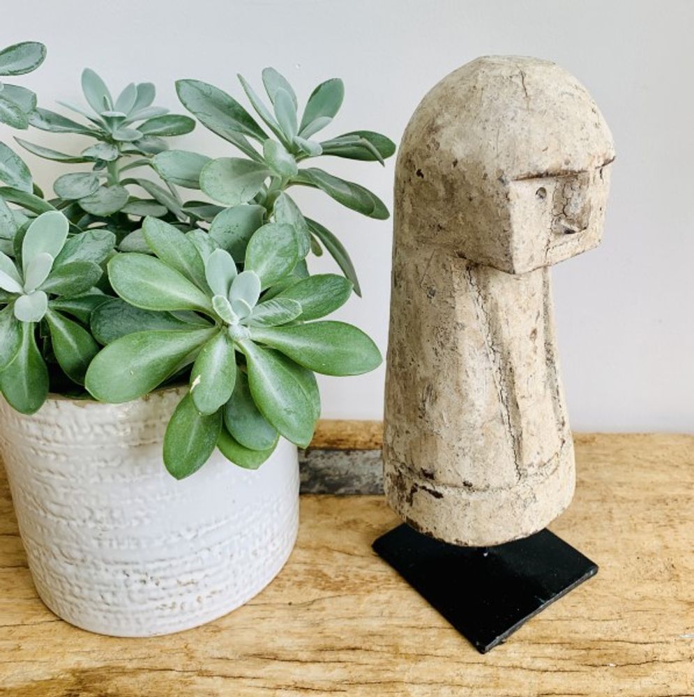 Sculptures, statuettes and miniatures - STATUES - Wooden decoration with Stand - CASA NATURA