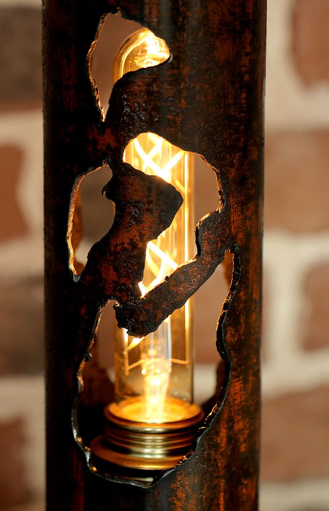 Objets de décoration - Lampe Tube d'acier de 30 cm - 1SECONDTEMPS