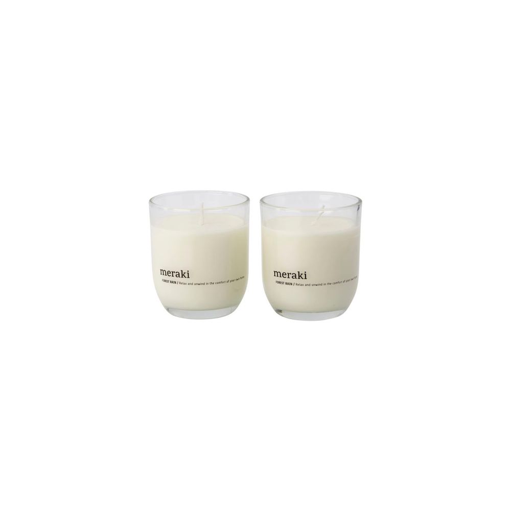 Bougies - Scented candle, forest rain - MERAKI