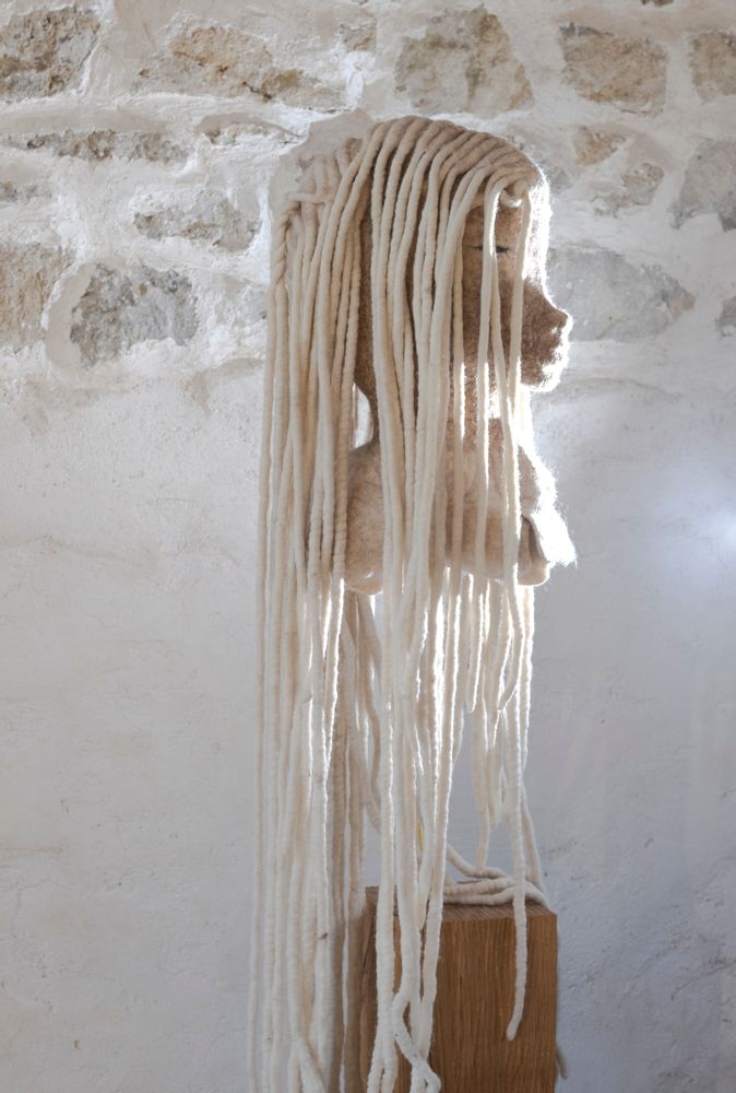 Pièces uniques - SCULPTURES FEUTRE DE LAINE - CHRISTINE PIEL