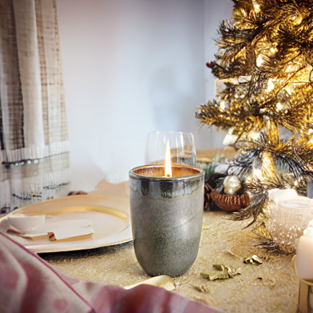 Autres décorations de Noël - BOUGIE EN CERAMIQUE NOEL - NATOÈ FRAGRANCES