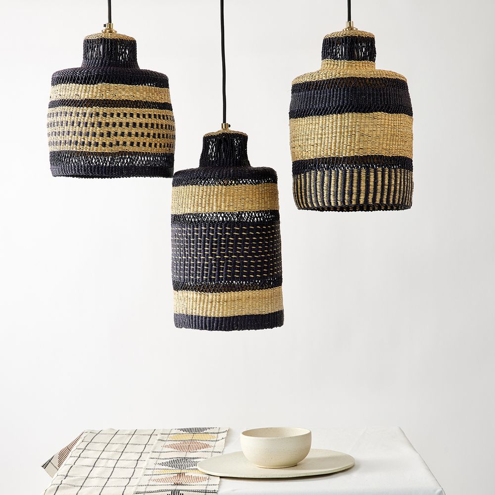 Decorative objects - Set of 3 Dot and Stripe lamps - GOLDEN EDITIONS