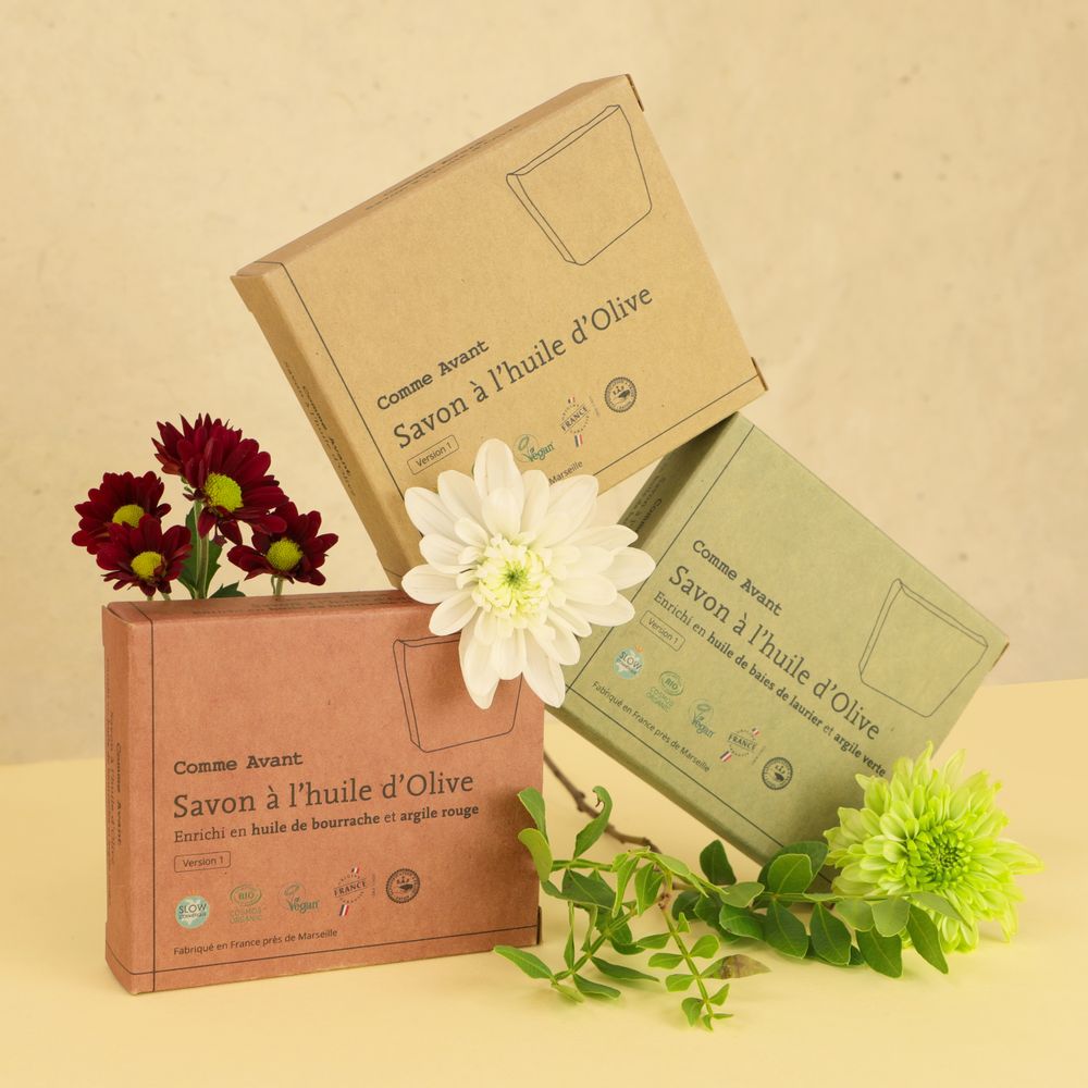 Savons - Savon saponifié à froid à l'huile d'olive - COMME AVANT