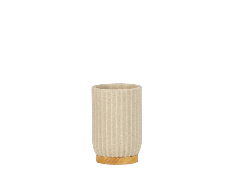 Soap dishes - BA72033 Toothbrush holder Ø7.5x11 cm - ANDREA HOUSE