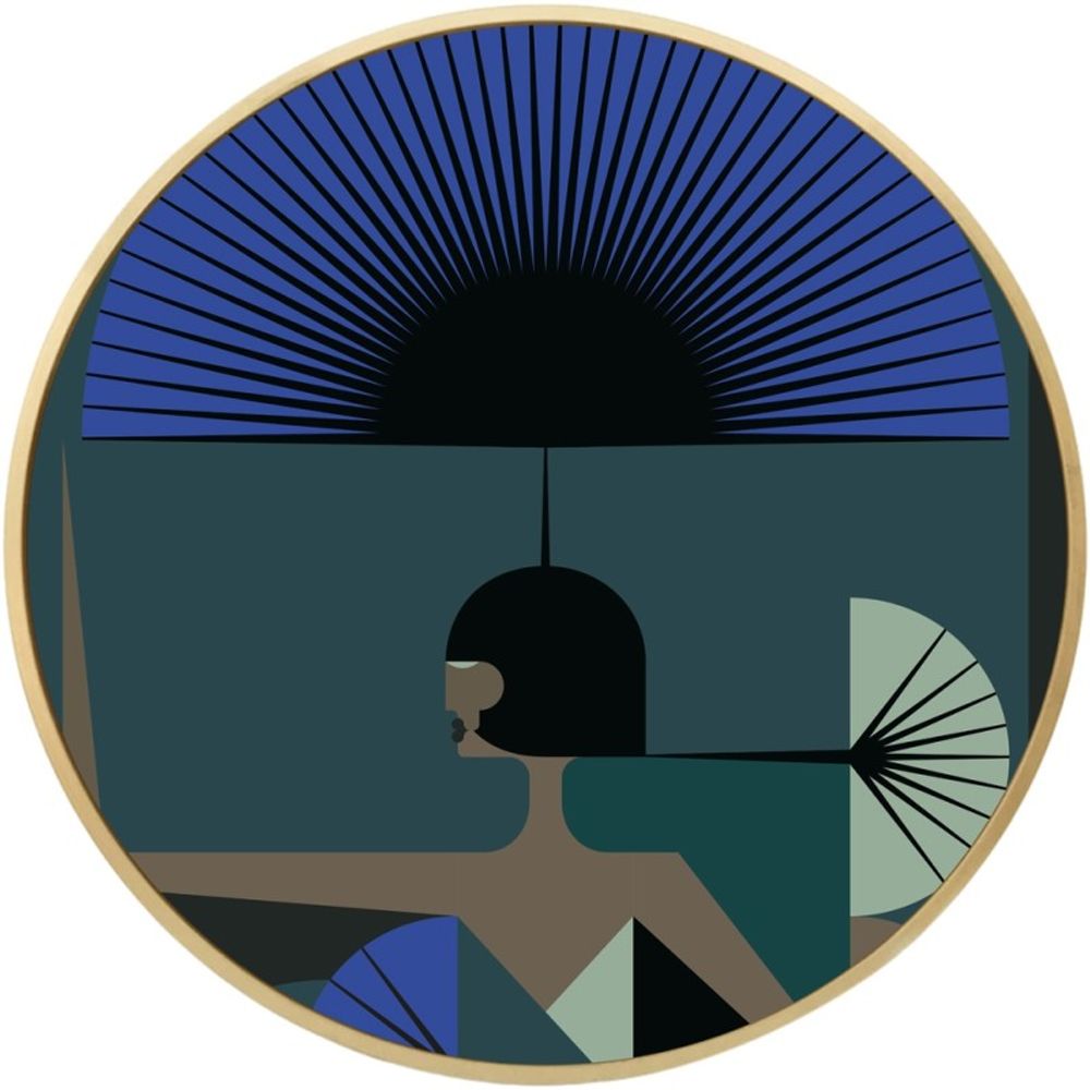 Autres décorations murales - Velvet Decopanels Rond Roje - MONDILAB