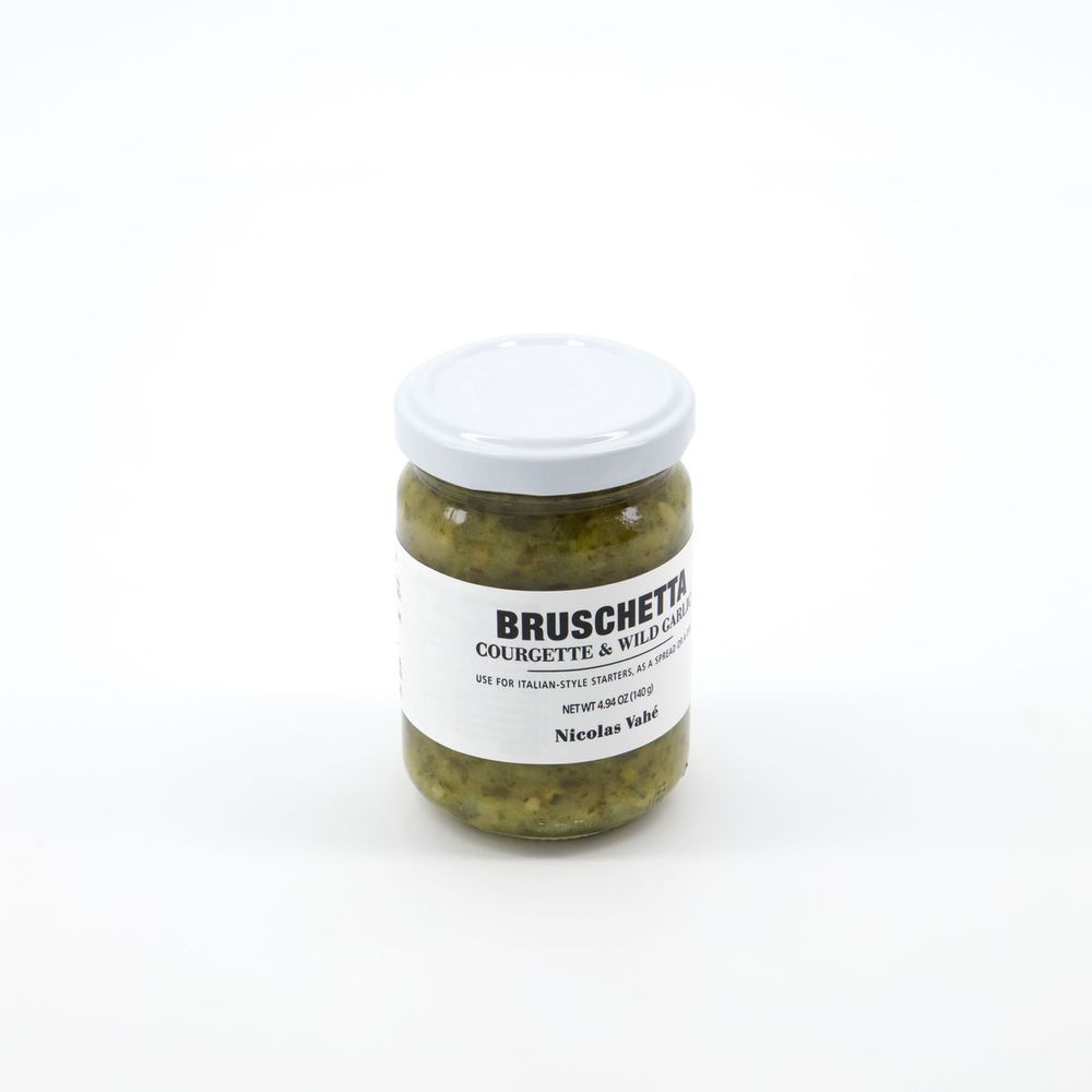 Condiments - Bruschetta, courgette & wild garlic - NICOLAS VAHÉ