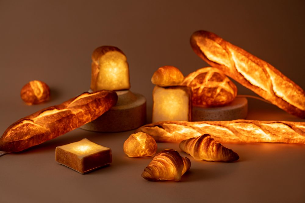 Gifts - PAMPSHADE Croissant Bread Lamp - YUKIKO MORITA