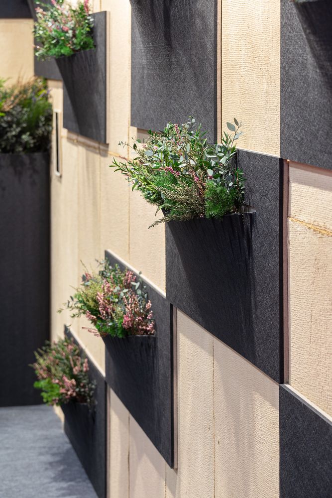 Wall panels - OTOGreen Wall Sound-absorbing and biophilic panels - GREENAREA