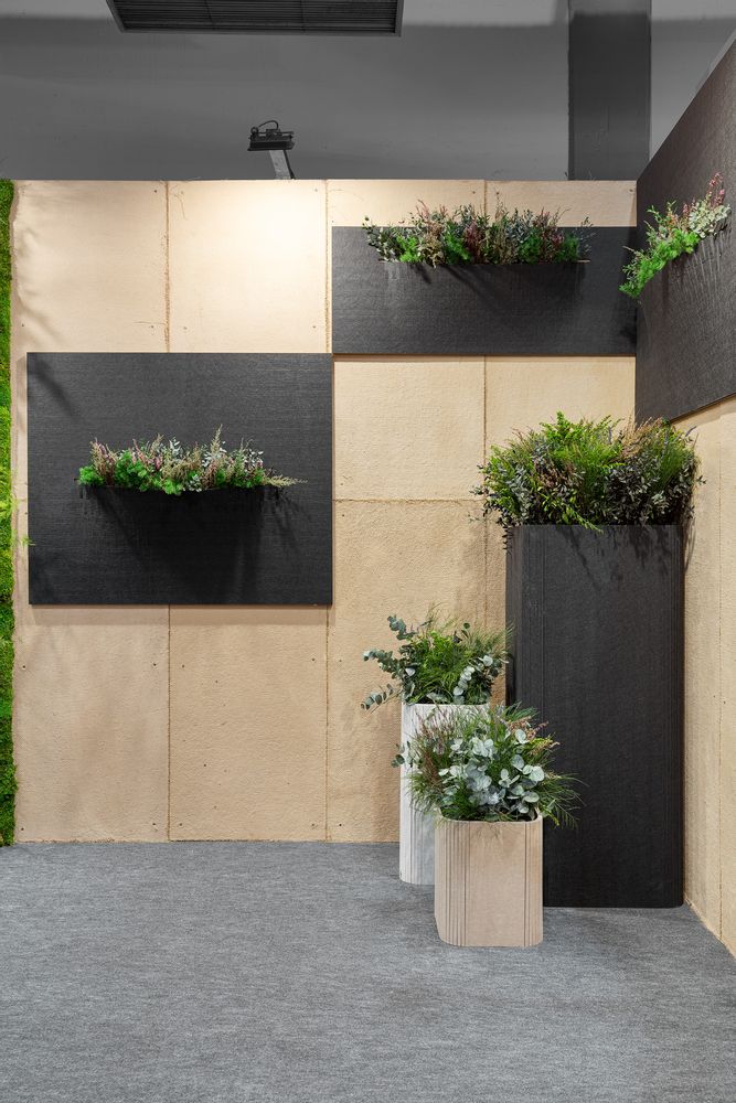 Mobilier et rangements pour bureau - OTOgreen Planter - Jardinières insonorisantes et biophiles - GREENAREA