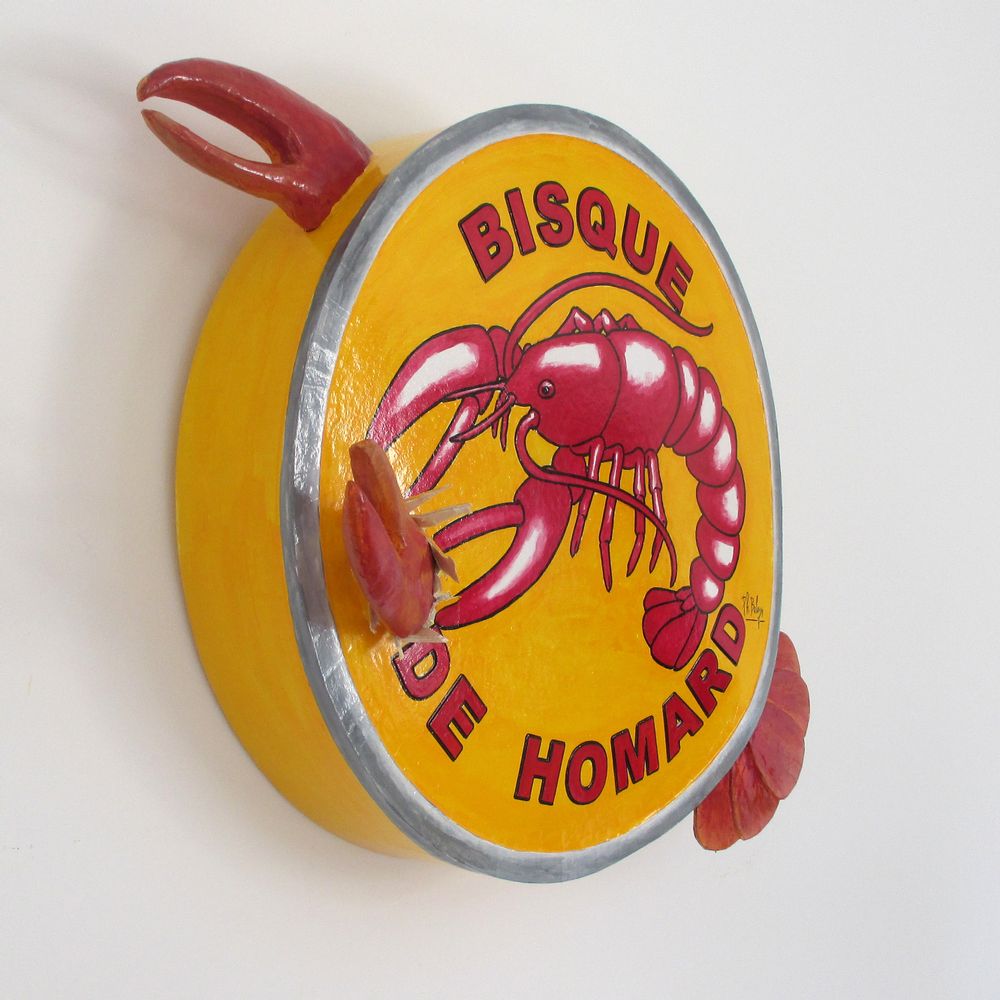 Sculptures, statuettes et miniatures - Sculpture conserves de caviar, homard et thon... - PHILIPPE BALAYN