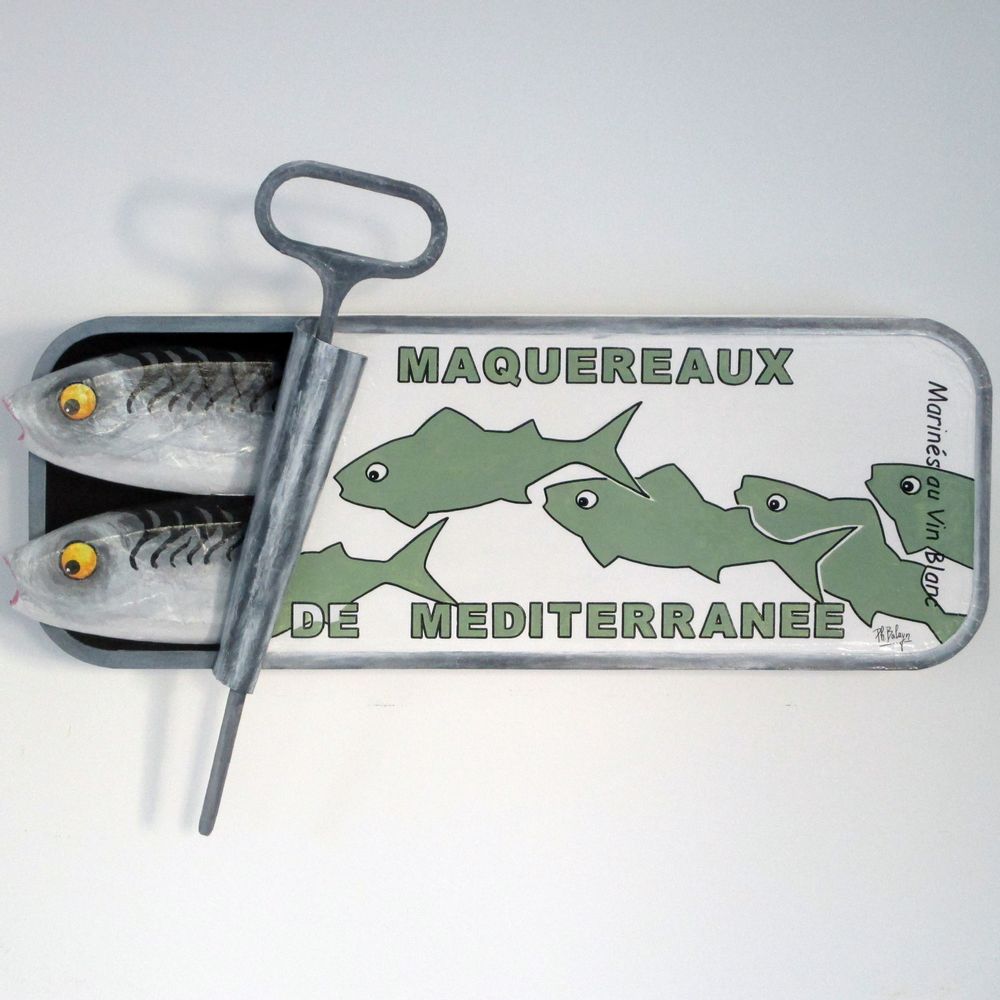Other wall decoration - Sculptures “Canned Sardines” 44 x 25 cm - PHILIPPE BALAYN