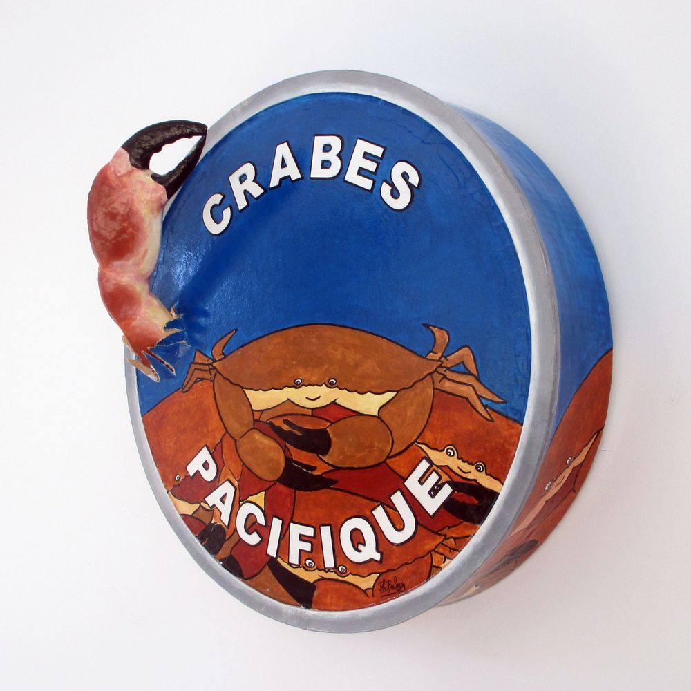 Sculptures, statuettes et miniatures - Sculpture conserves de caviar, homard et thon... - PHILIPPE BALAYN