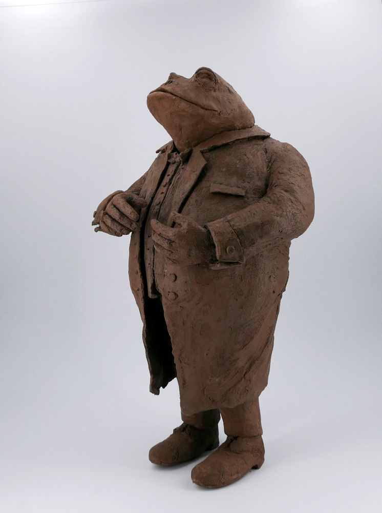 Children's decorative items - monsieur crapaud - BARBOTINE CISELET SCULPTURES