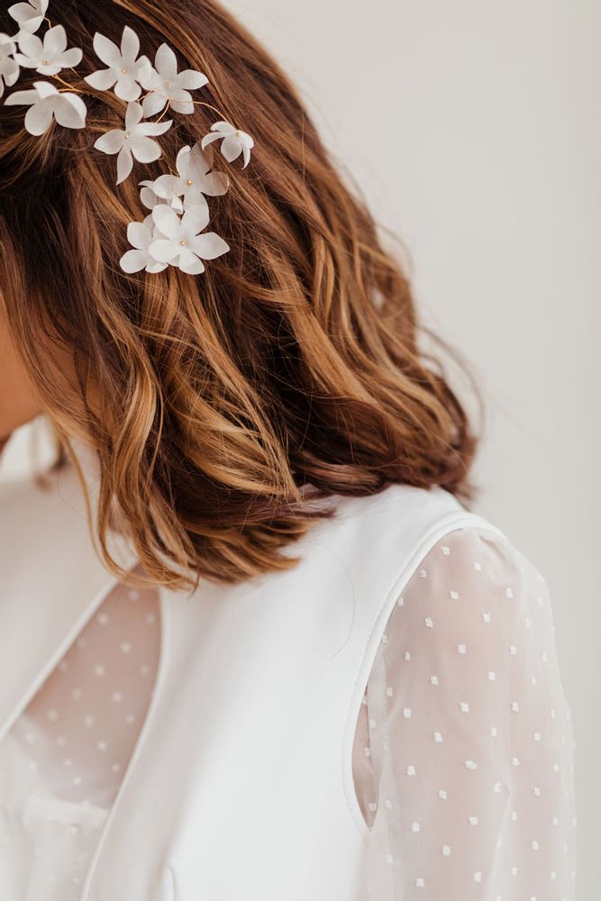 Accessoires cheveux - Ghior - Epingles à cheveux en organza de soie - AMARNAM ACCESSORIES